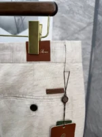 Льняные брюки LORO PIANA — изображение 7