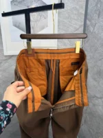 Льняные брюки LORO PIANA — изображение 7