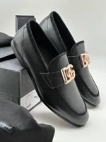 Мужские лоферы Dolce Gabbana чёрного цвета, артикул 343223 — фото 2