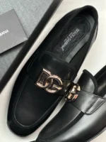 Мужские лоферы Dolce Gabbana чёрного цвета, артикул 343223 — фото 6
