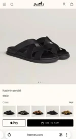 Шлепанцы HERMES — изображение 5