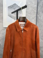 Мужская куртка Brunello Cucinelli коричневого цвета, артикул 343133 — фото 4