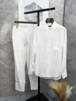 Мужской костюм Dolce Gabbana белого цвета, артикул 343166