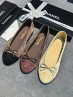 Женские балетки Chanel коричневого цвета, артикул 343297 — фото 2