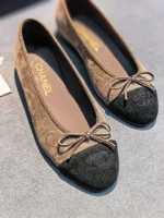 Женские балетки Chanel коричневого цвета, артикул 343297 — фото 5
