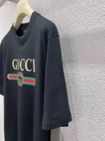 Женская футболка Gucci чёрного цвета, артикул 343272 — фото 3