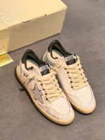 Женские кеды Golden Goose белого цвета, артикул 343315