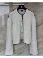 Женский жакет Chanel белого цвета, артикул 343564