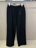 Мужские брюки Chrome Hearts синего цвета, артикул 344090