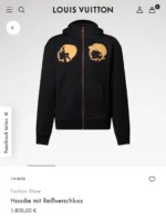 Кофта на молнии LOUIS VUITTON — изображение 4