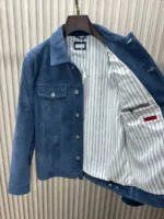 Куртка BRUNELLO CUCINELLI из натуральной замши — изображение 3