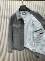 Куртка BRUNELLO CUCINELLI из натуральной замши — изображение 3