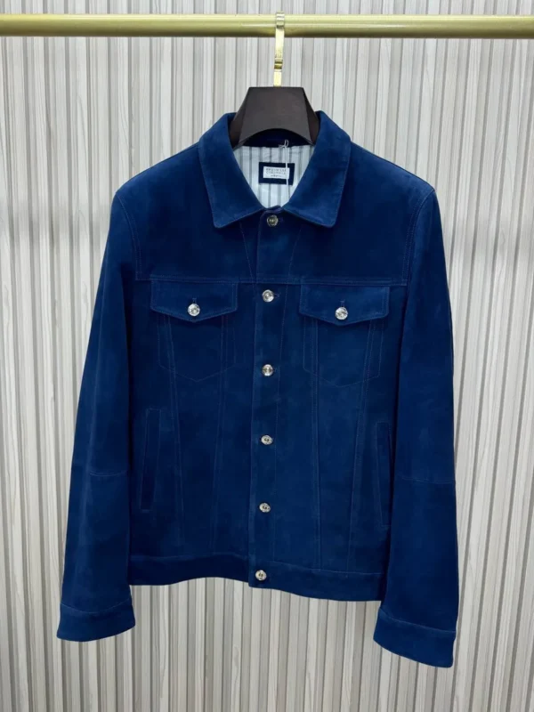 Куртка BRUNELLO CUCINELLI из натуральной замши