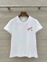Женская футболка Dior белого цвета, артикул 344173