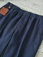 Льняные брюки LORO PIANA — изображение 4