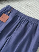 Льняные брюки LORO PIANA — изображение 4