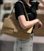 Женская сумка Chanel бежевого цвета, артикул 344226 — фото 4
