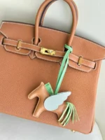 Женская сумка Hermes коричневого цвета, артикул 344233 — фото 4