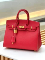 Женская сумка Hermes красного цвета, артикул 344248