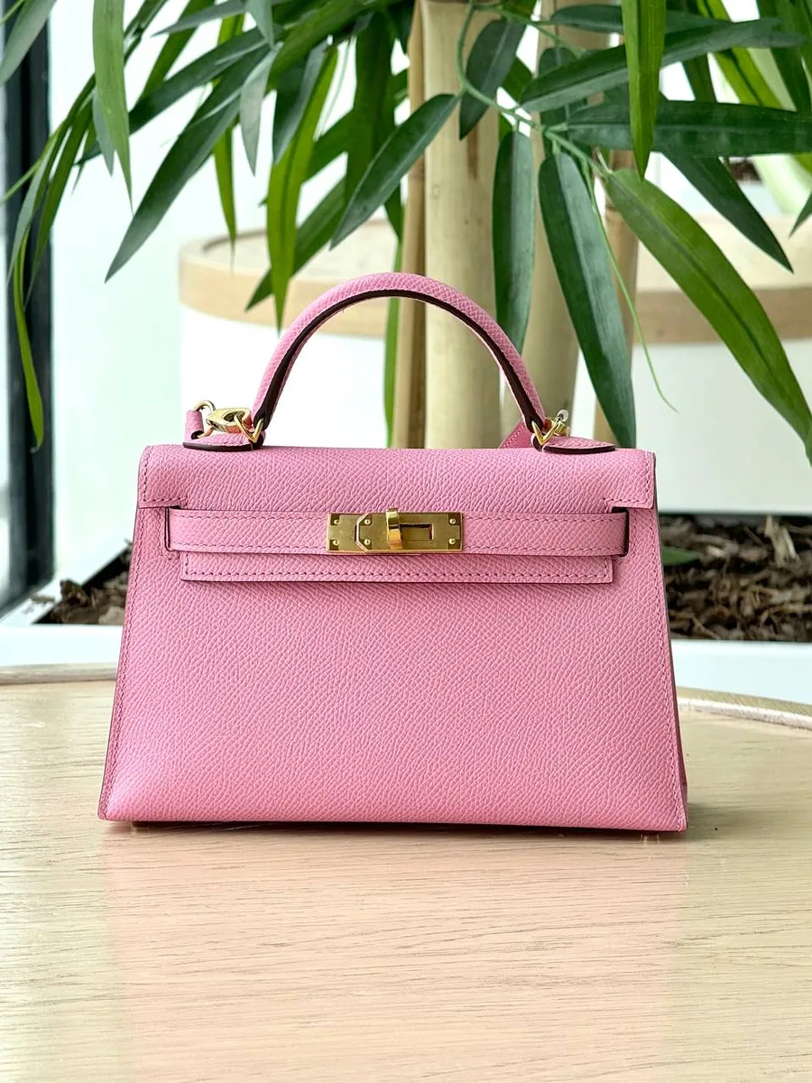 344288_1 Женская сумка Hermes розового цвета, артикул 344288