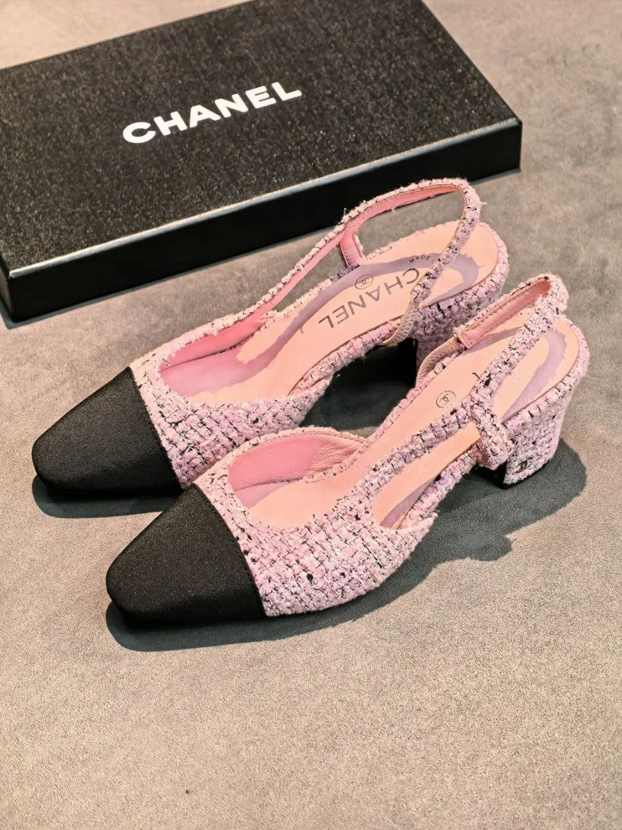 344314_1 Женские туфли Chanel розового цвета, артикул 344314