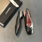 Женские туфли Chanel чёрно-белого цвета, артикул 344318 — фото 2