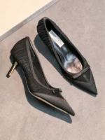 Женские туфли Jimmy Choo чёрного цвета, артикул 344335 — фото 2