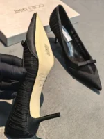 Женские туфли Jimmy Choo чёрного цвета, артикул 344335 — фото 5