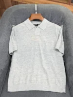 Мужское поло Zegna серого цвета, артикул 344350
