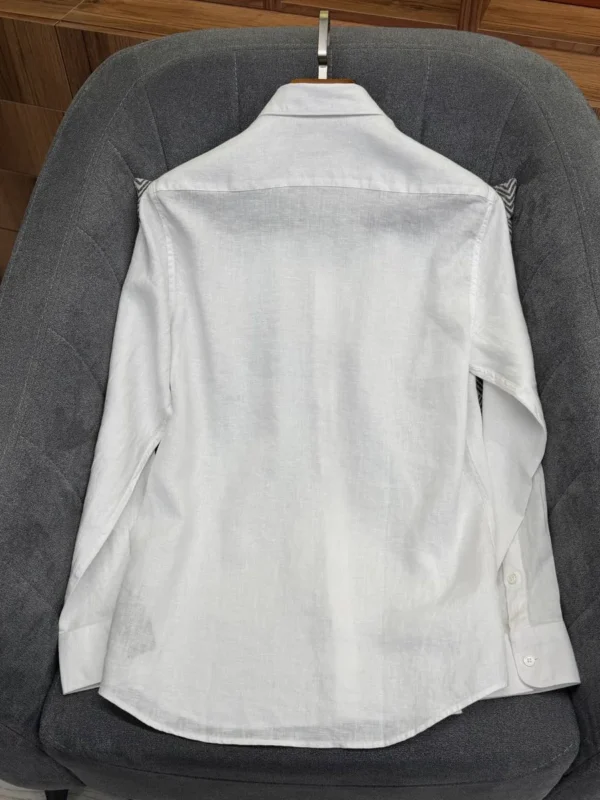 Льняная рубашка ZEGNA — фото 2