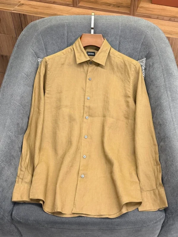 Льняная рубашка ZEGNA