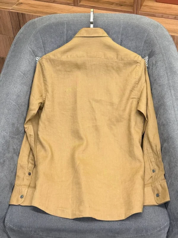 Льняная рубашка ZEGNA — фото 2