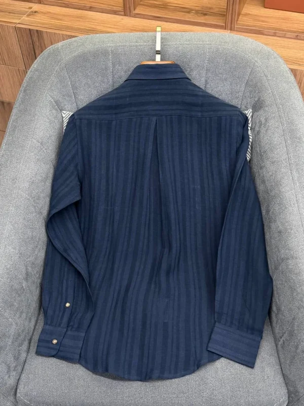 Льняная рубашка KITON — фото 2