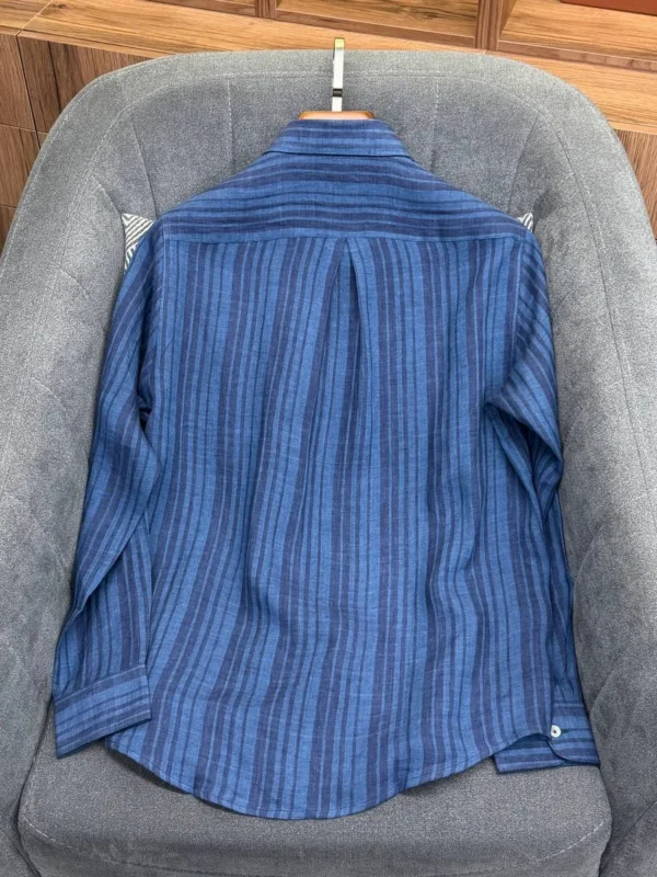Льняная рубашка KITON — фото 2