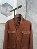 Льняная ветровка KITON — изображение 3