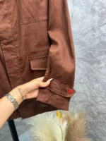 Льняная ветровка KITON — изображение 7