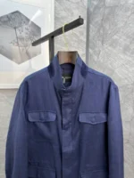 Льняная ветровка KITON — изображение 3