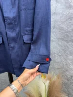 Льняная ветровка KITON — изображение 7