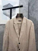 Мужской костюм Zegna бежевого цвета, артикул 344417 — фото 7