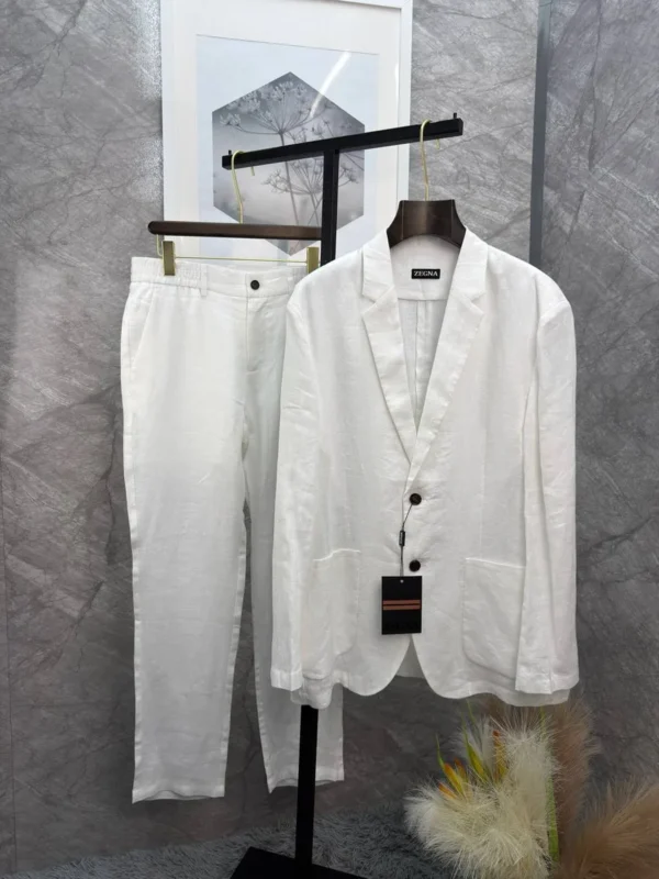 Льняной костюм ZEGNA