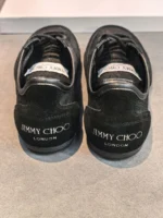 Женские кеды Jimmy Choo чёрного цвета, артикул 344546 — фото 4