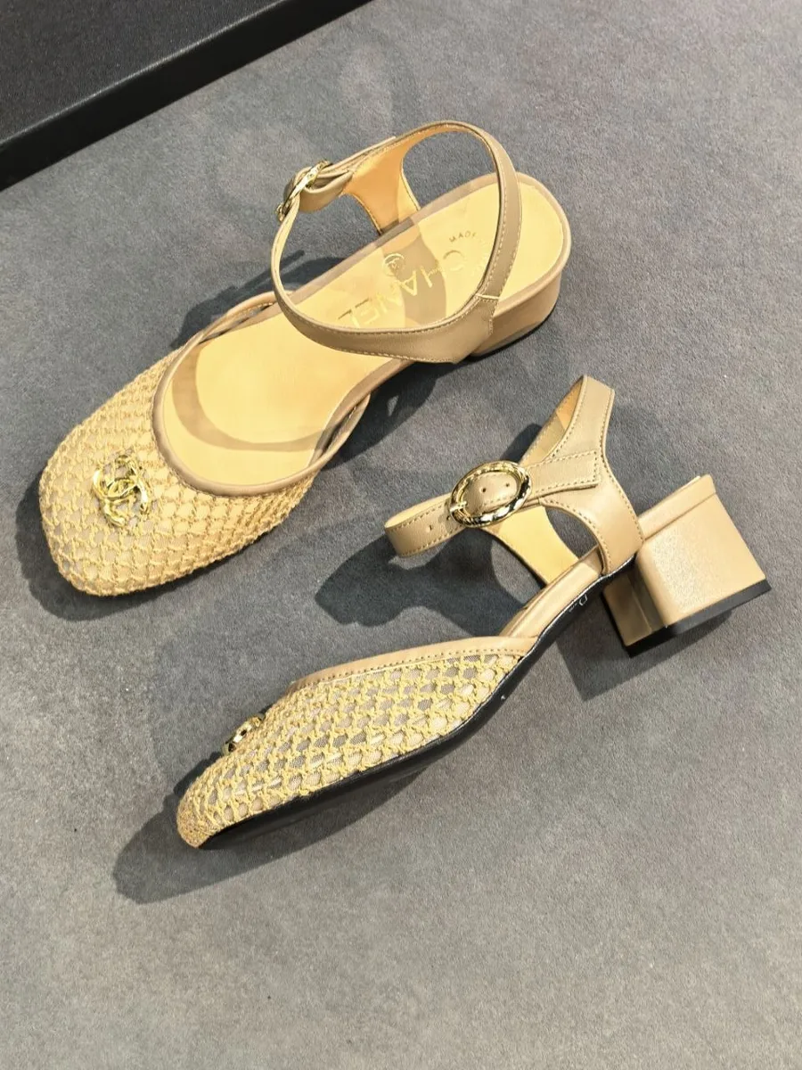 344555_1 Женские туфли Chanel бежевого цвета, артикул 344555