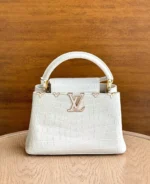 Женская сумка Louis Vuitton белого цвета, артикул 344559