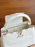 Женская сумка Louis Vuitton белого цвета, артикул 344559 — фото 5