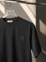 Мужская футболка Hermes чёрного цвета, артикул 344680 — фото 3