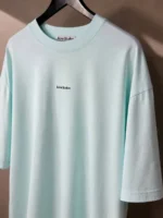Мужская футболка Acne Studios голубого цвета, артикул 344686 — фото 3