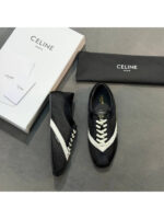 Женские кеды Celine чёрного цвета, артикул 344552