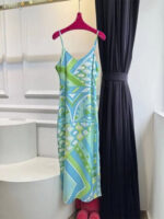 Женское платье Emilio Pucci голубого цвета, артикул 343742