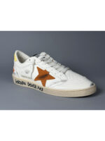 Мужские кеды Golden Goose белого цвета, артикул 343647