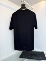 Мужская футболка Zegna чёрного цвета, артикул 343381 — фото 2